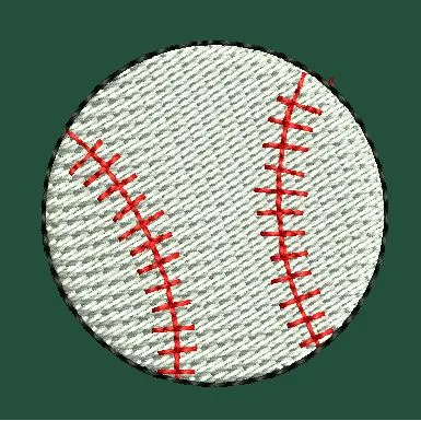 Base Ball Embroidery Design