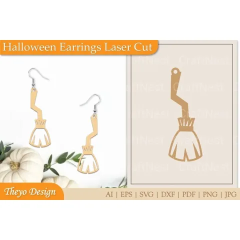 Halloween Earrings SVG Bundles