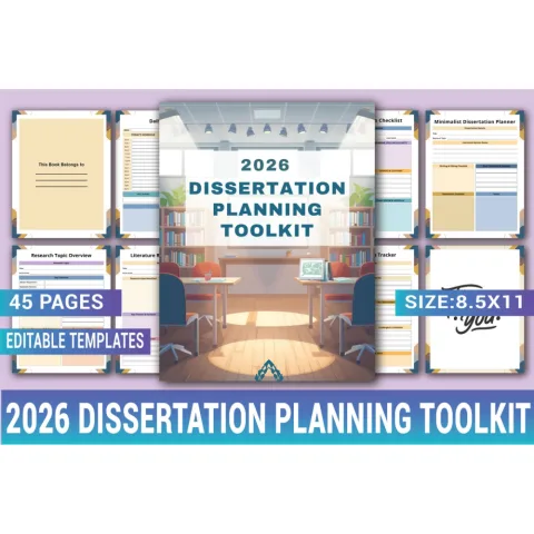 Dissertation Planning Toolkit Planner