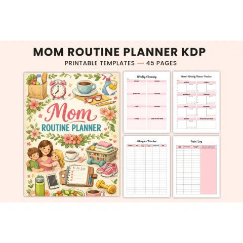 Mom Routine Planner for Daily Organization