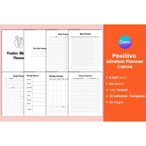 Positive Mindset Planner