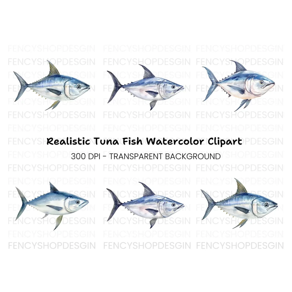 Tuna Fish Clipart Bundle