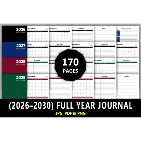 Year Journal: Optimize Your Planning