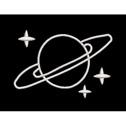 Saturn Design Embroidery Design