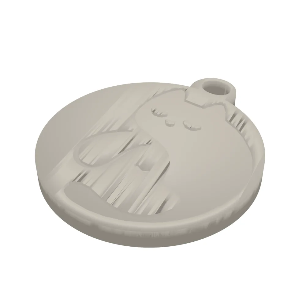 Yin Yang Dog Cat 3D Print STL File