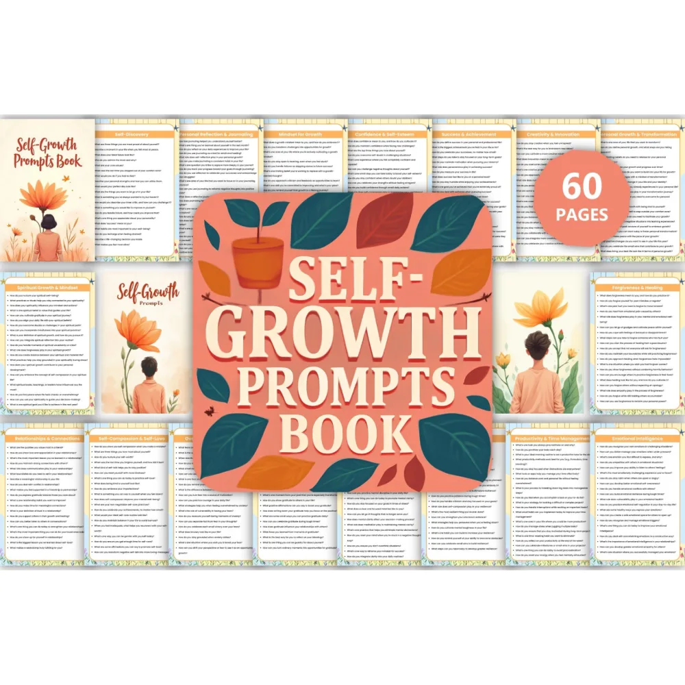 Self Growth Prompts for Personal Development