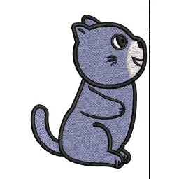Cat Embroidery Design