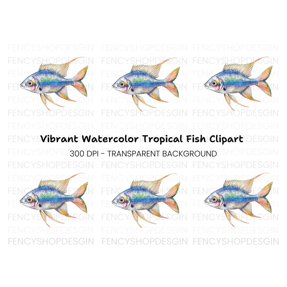 Vibrant Fish Clipart Bundle