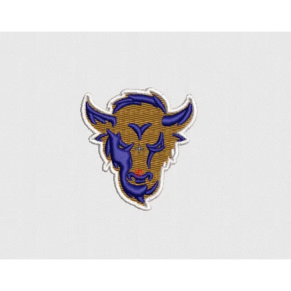 Bull Embroidery Design