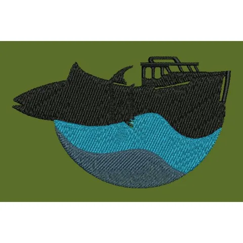 Martin Vessel Crest Embroidery Design