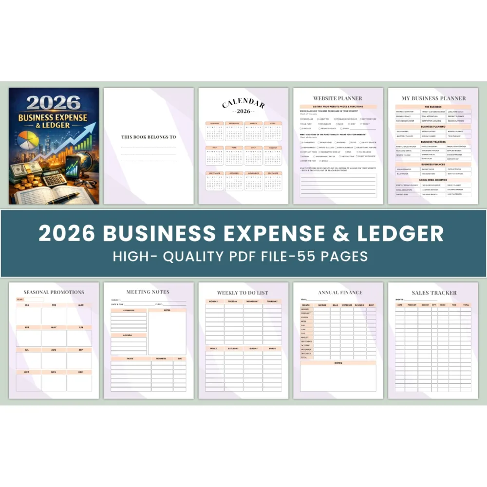 Business Expense Ledger Planner