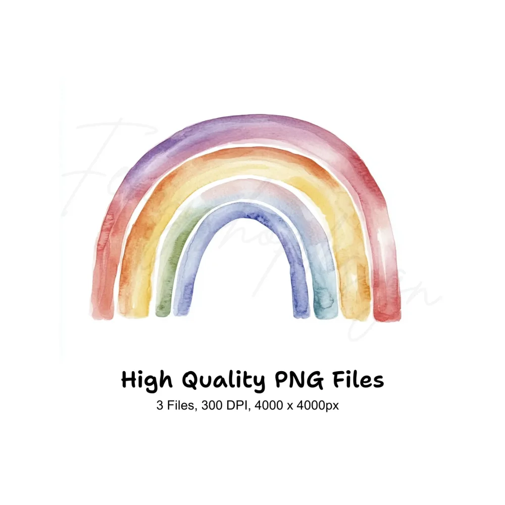 Rainbow Clipart Bundle