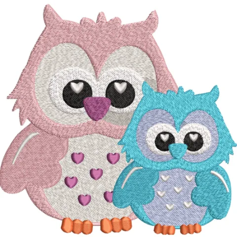 Owl Embroidery Design