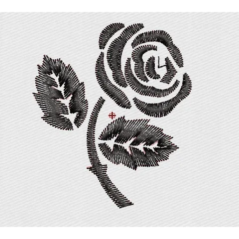Rose Embroidery Design