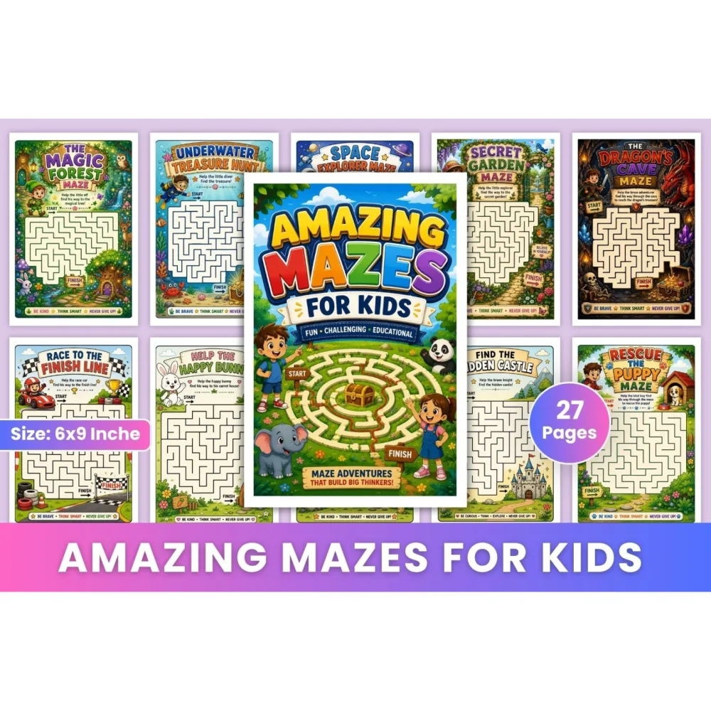 Amazing Mazes For Kids