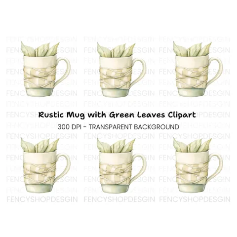 Green Leaves Clipart Bundle