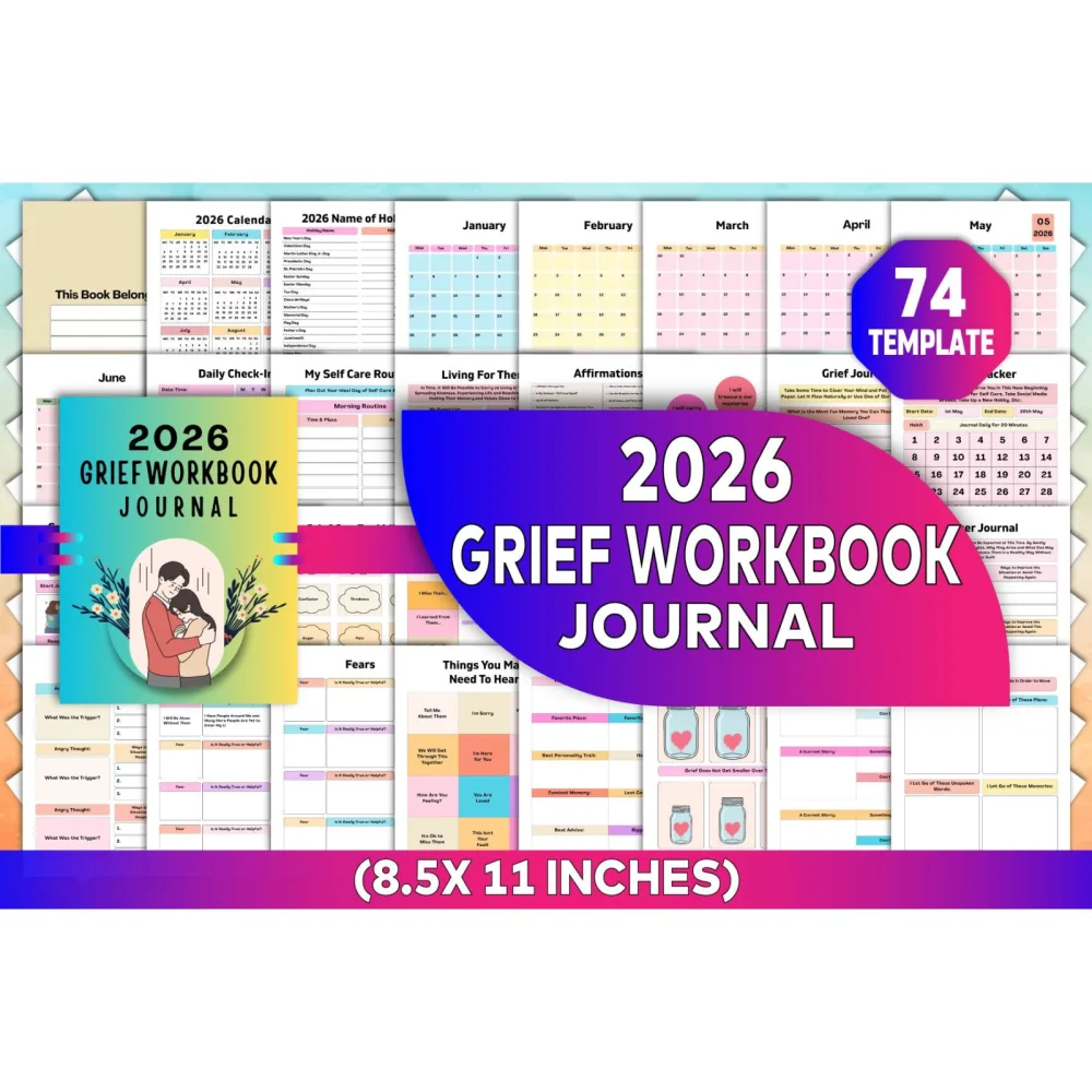 Grief Workbook for Healing and Support