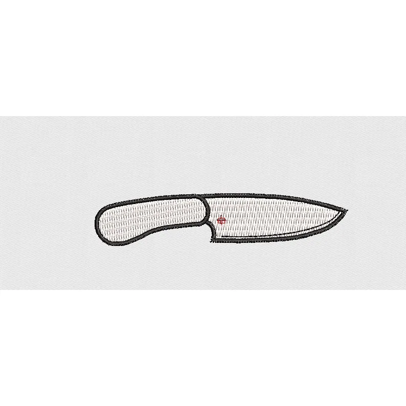 Knife Embroidery Design