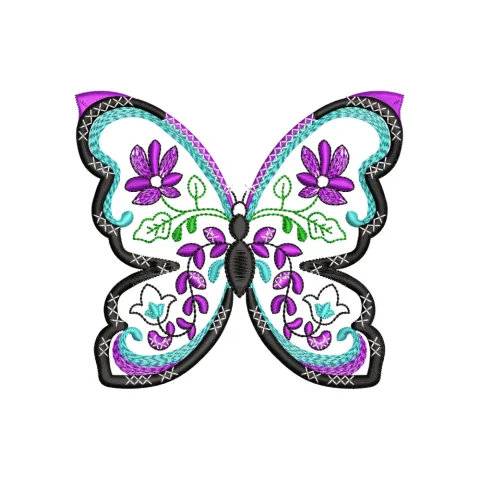 Butterfly Multi Embroidery Design
