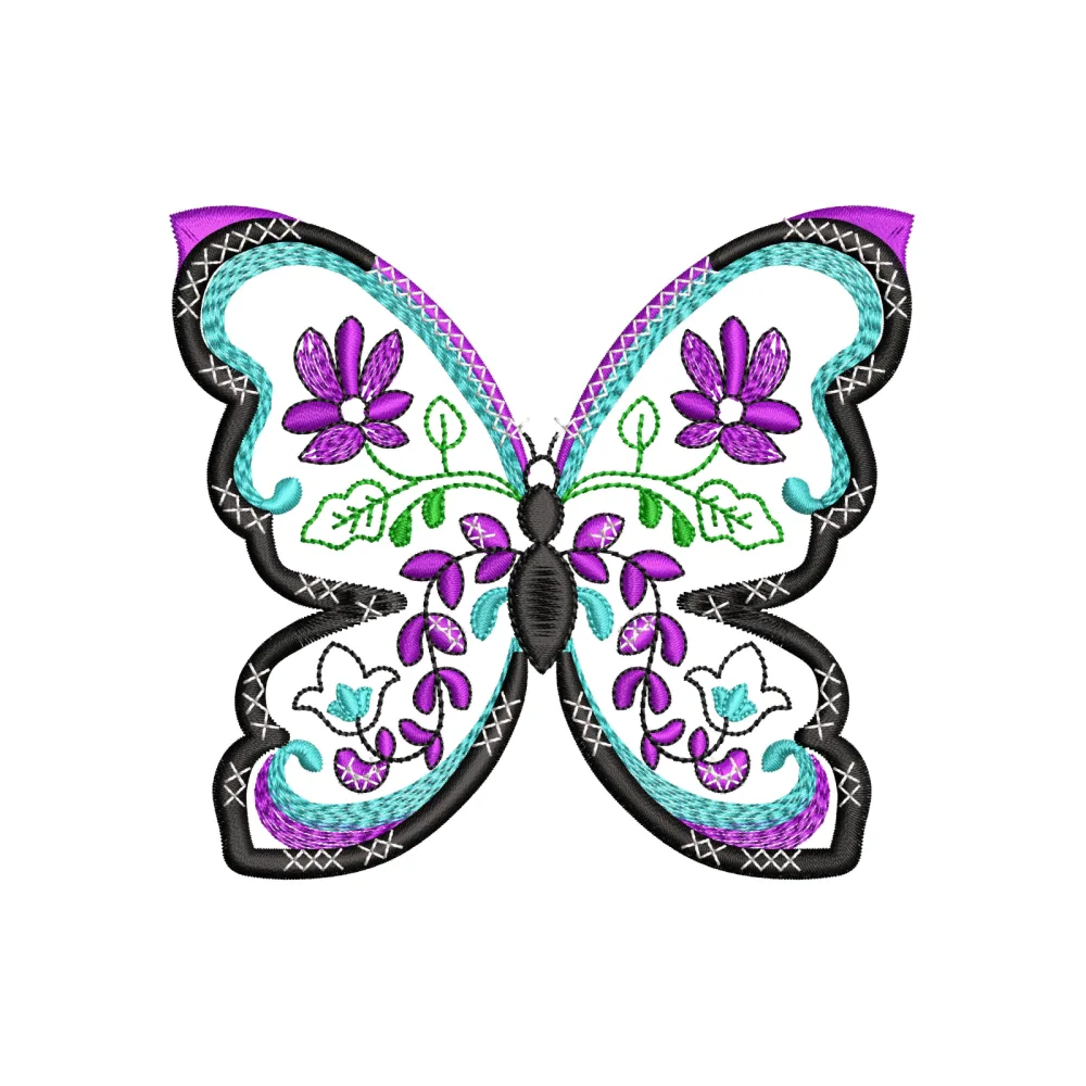 Butterfly Multi Embroidery Design