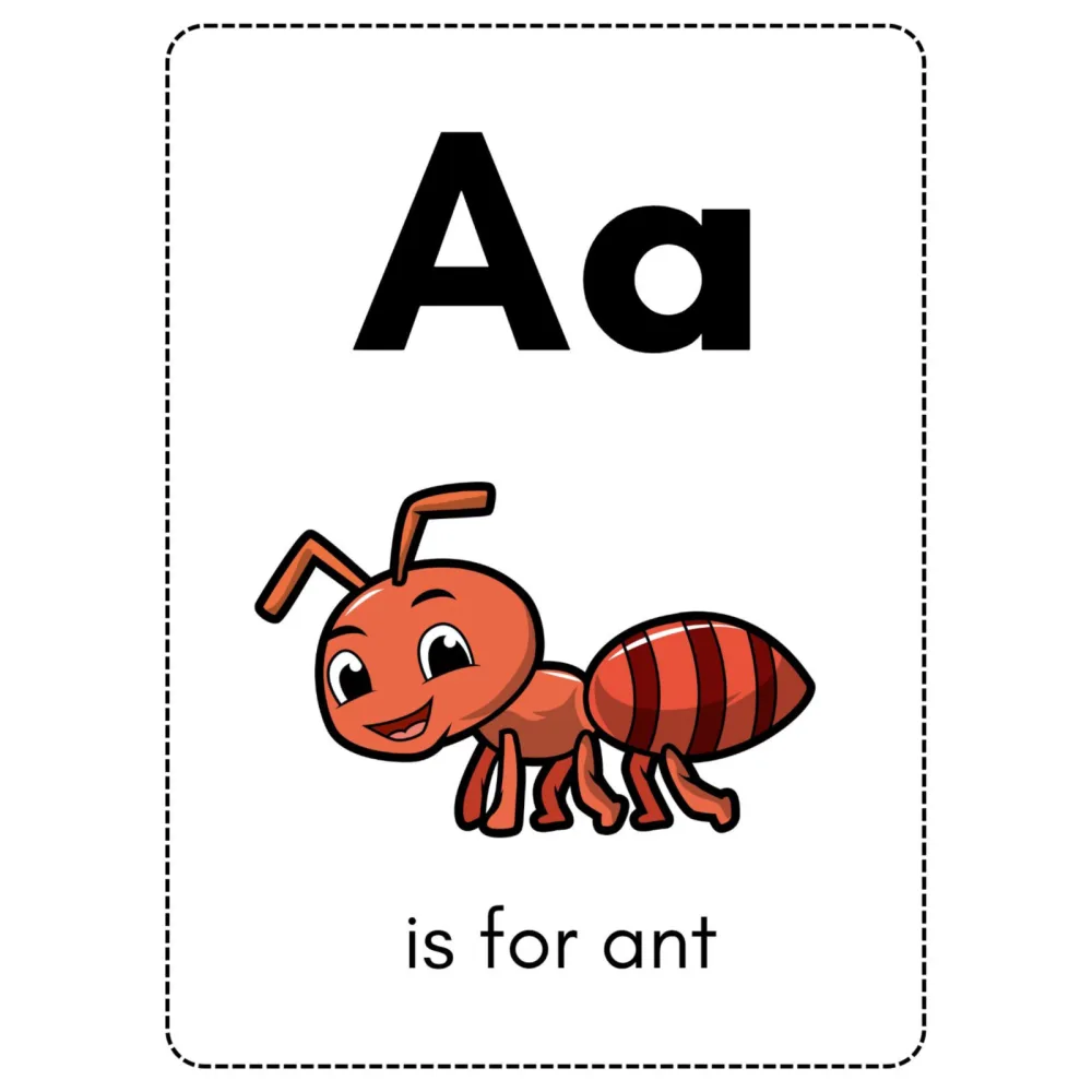 Alphabet Picture Flashcards