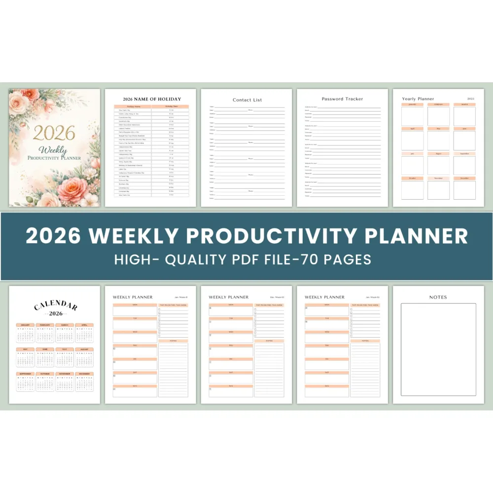 Weekly Productivity Planner