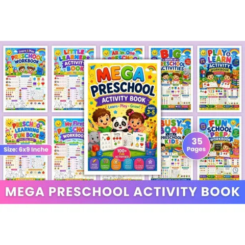 Mega Preschool Activity Book