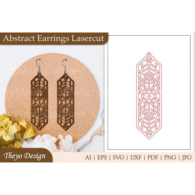 Earrings Lasercut SVG Bundle