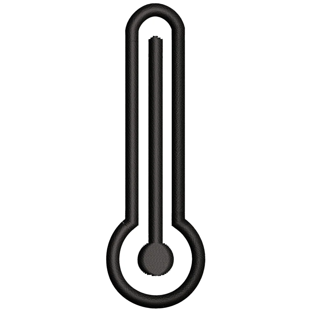 Temperature Embroidery Design