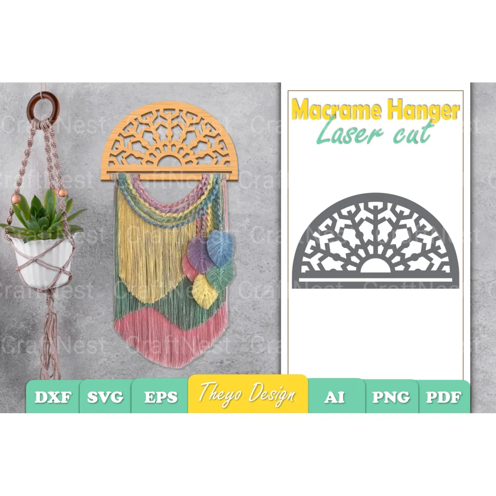 Macrame Snowflake SVG Bundle