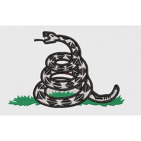 Snake Embroidery Design