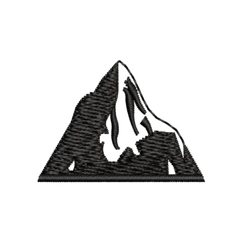 Big Mountain Embroidery Design