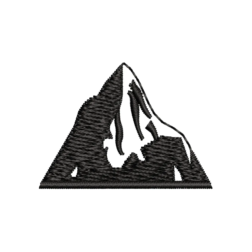 Big Mountain Embroidery Design