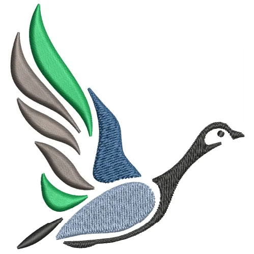 Duck Embroidery Design