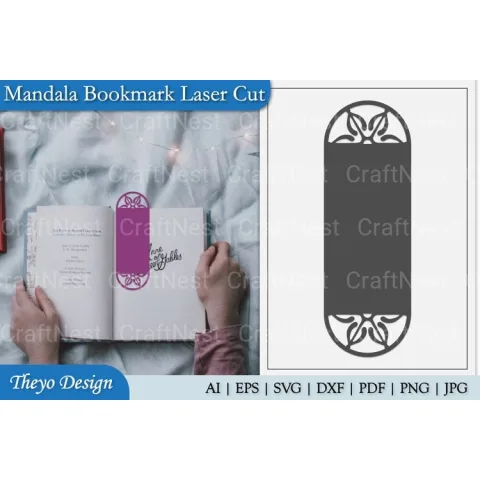 Mandala Bookmark SVG Bundle