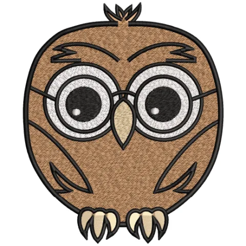 Owl Embroidery Design
