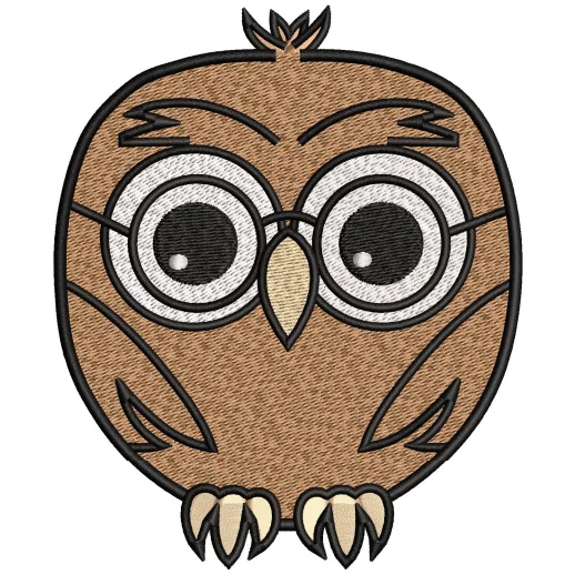 Owl Embroidery Design