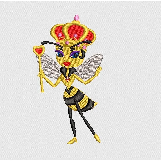 Bee Embroidery Design