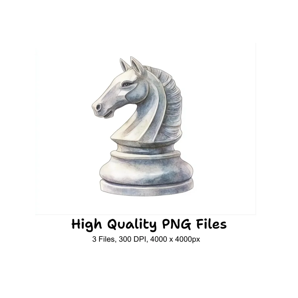 Chess Knight Clipart Bundle