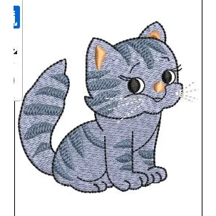 Cat Embroidery Design