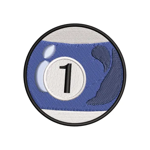 Table Ball Embroidery Design