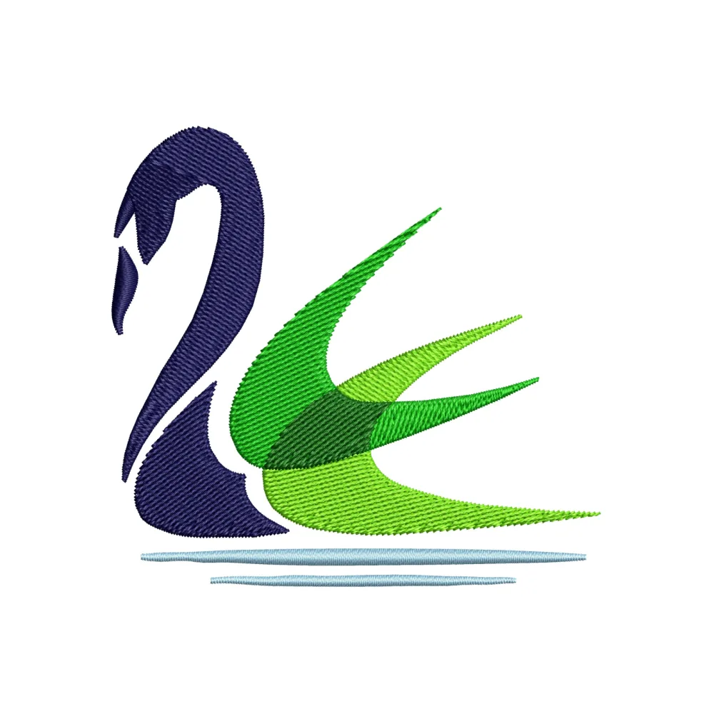 Duck Big Embroidery Design