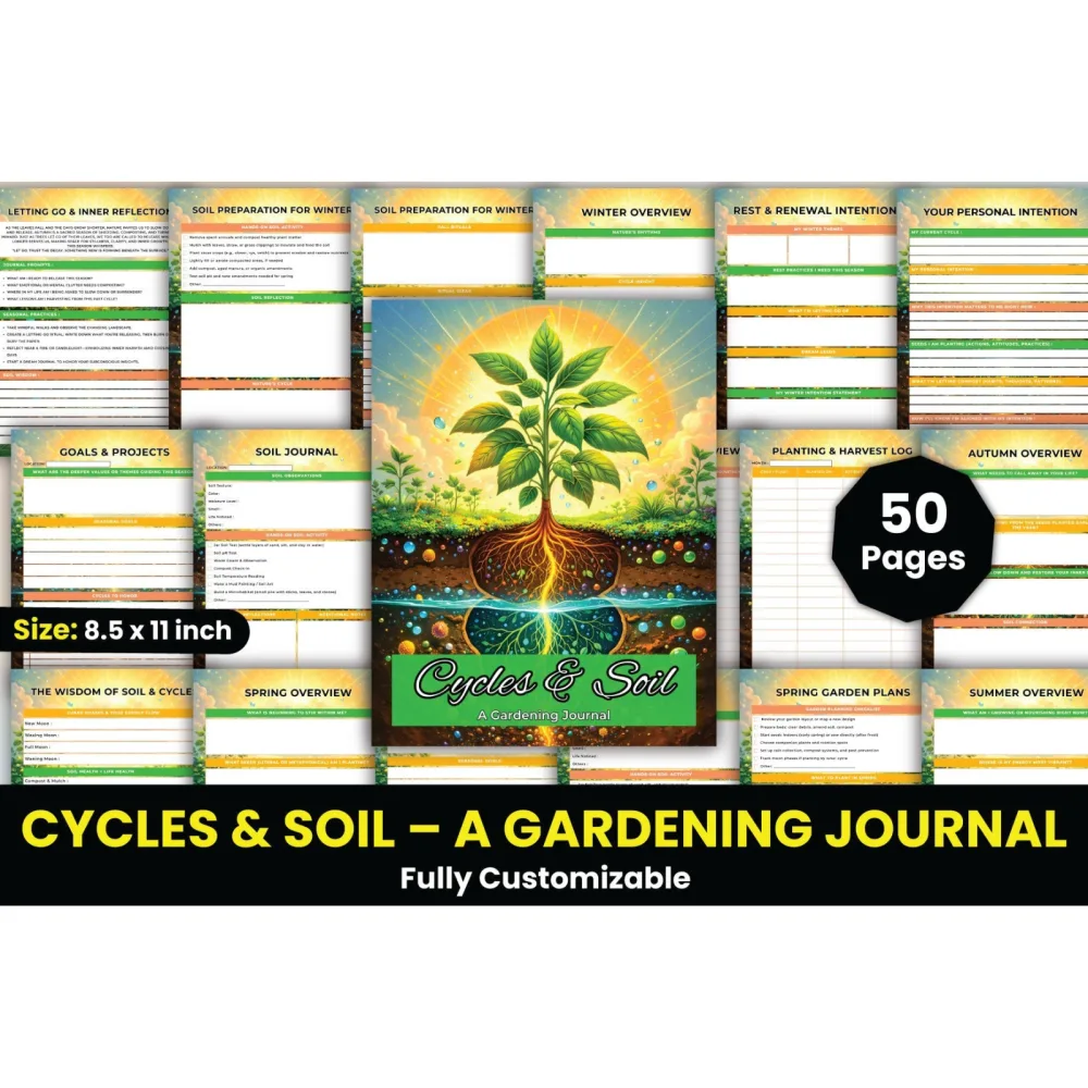 Cycles Soil Gardening Journal: Enhance Your Garden's Growth