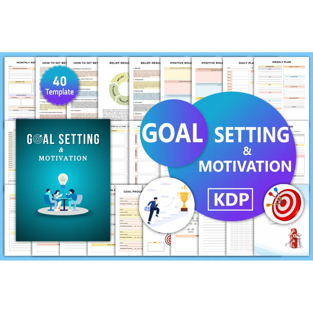 Goal Setting Motivation Planner