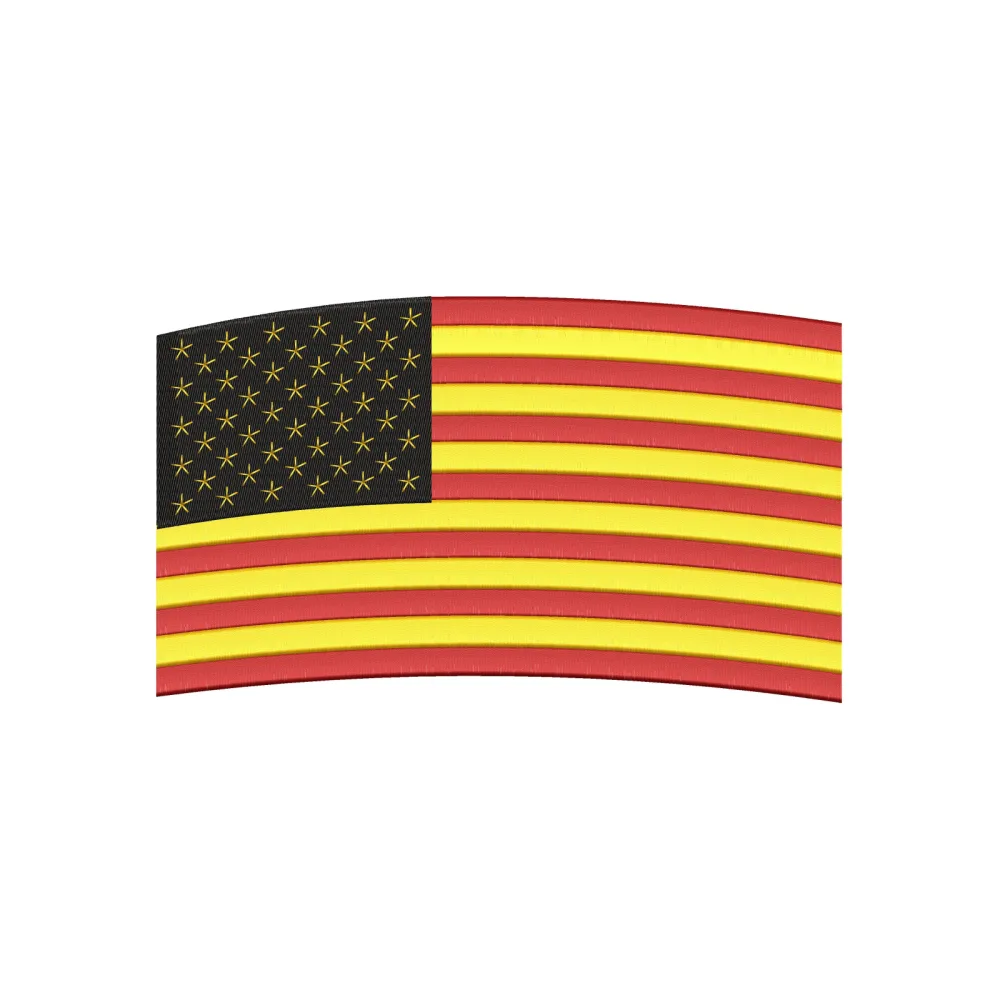 Flag Of Country Embroidery Design