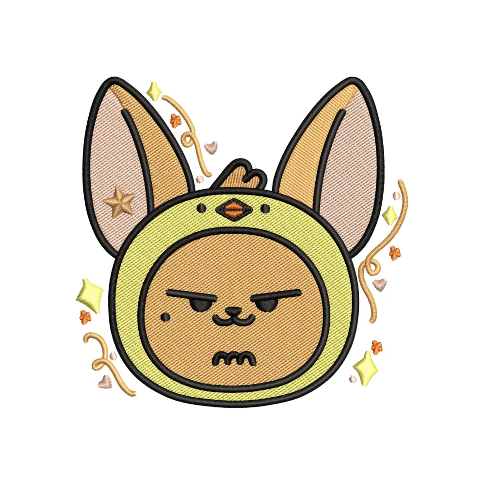 Toy Angry Embroidery Design