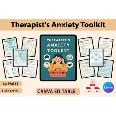 Therapists' Anxiety Toolkit Planner