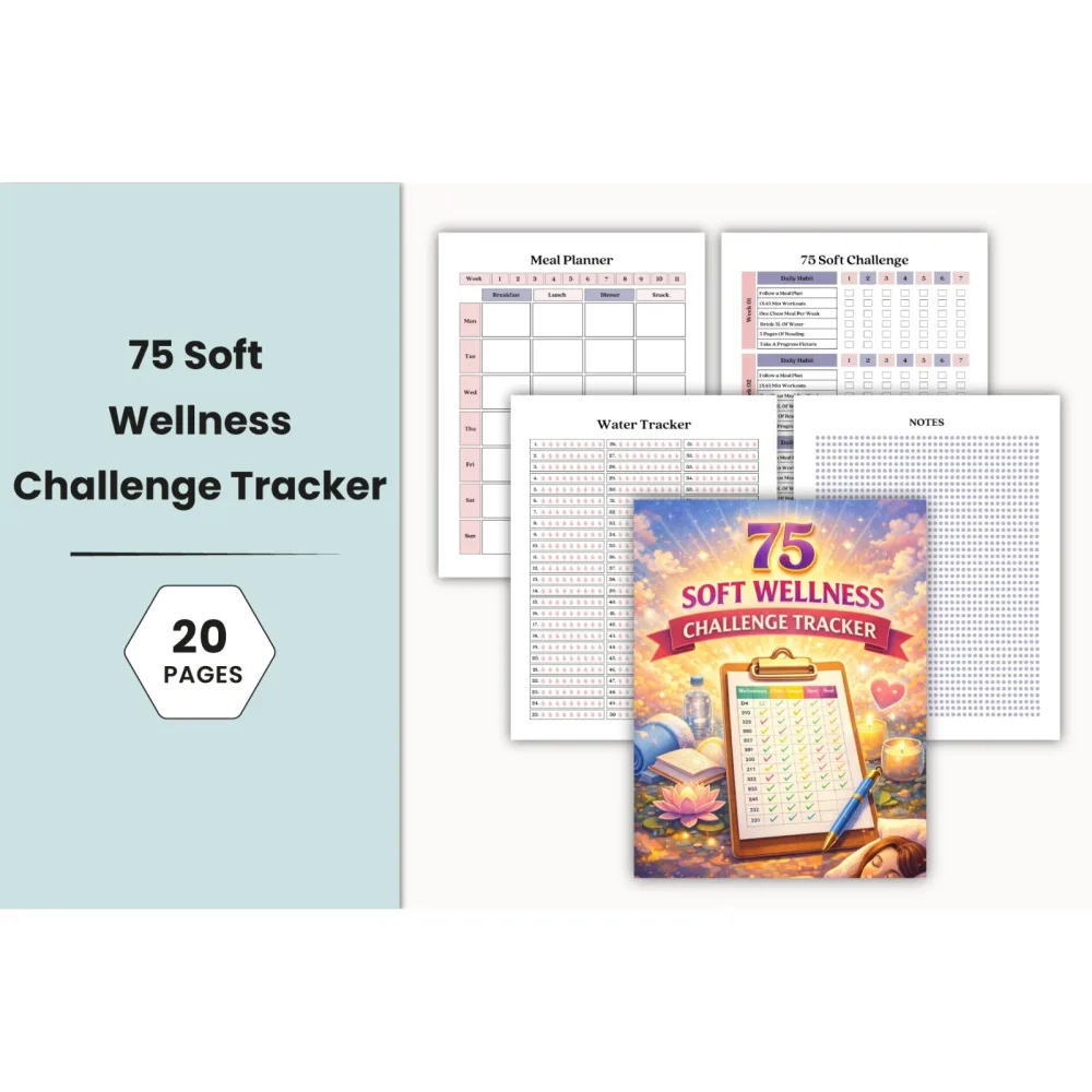 Soft Wellness Challenge Planner