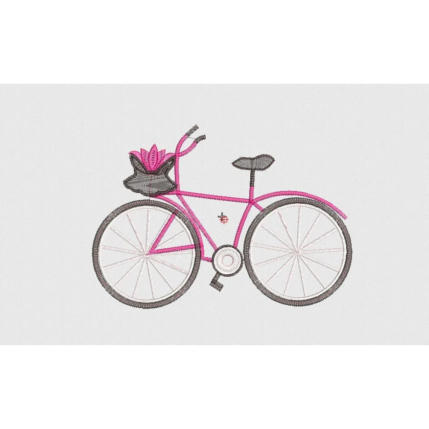 Cycle Embroidery Design