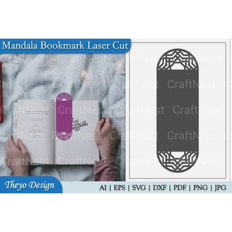 Mandala Bookmark SVG Bundle